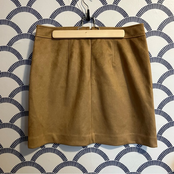 NWT LOFT Faux Suede Skirt - Picture 3 of 4